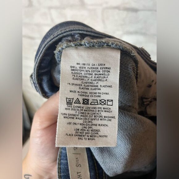 Anthropologie Pilcro and the Letterpress Slim Straight Cropped Jeweled Jeans - Picture 6 of 7